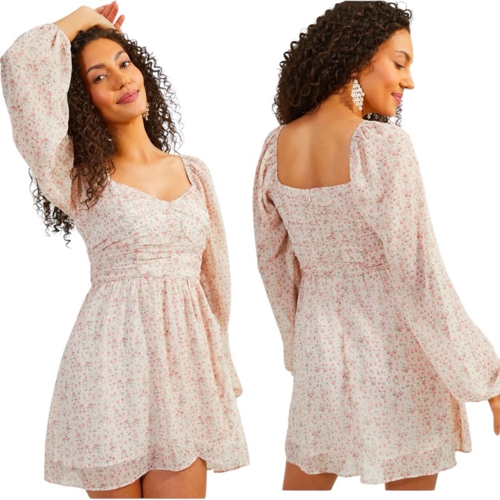 Alter’d State Amy Sheer Floral Dress - Size S